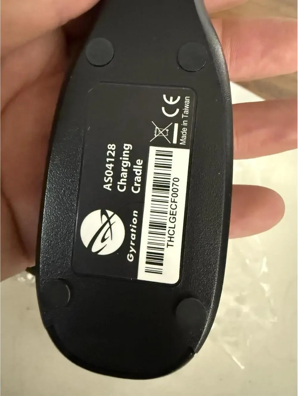 Gyration Air Mouse Go Plus With Cradle, Transceiver, and USB Charging Cable